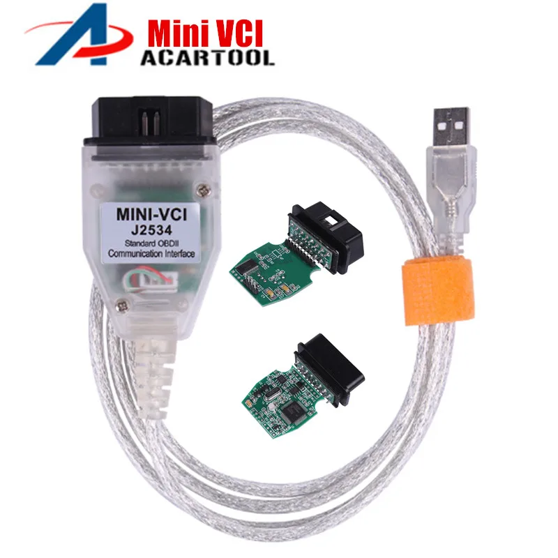

OBD2 diagnostic tool Newest version V13.00.022 MINI VCI Interface FOR TOY-O-TA TIS Techstream minivci FT232RL Chip J2534 OBDII
