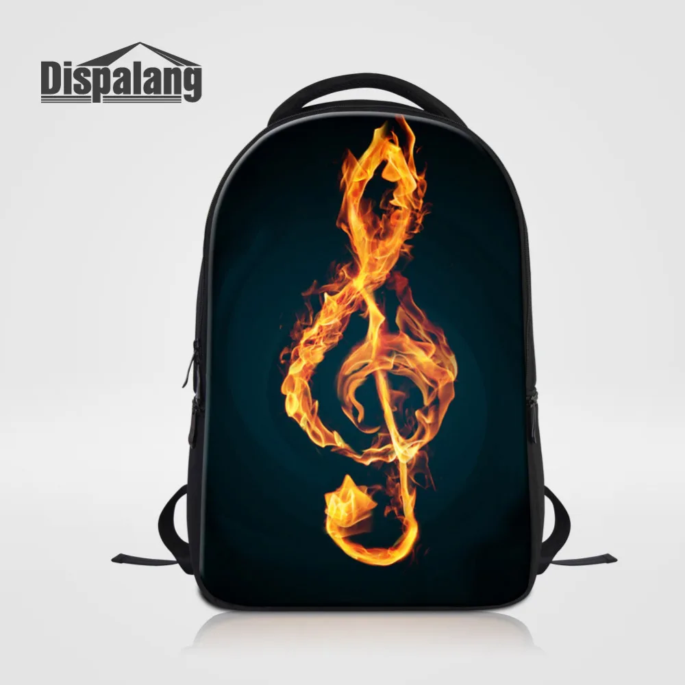 cheap Dispalang Brand Art Backpack For Men Women Music Note Print School Bags for Teens Casual Laptop Bag Kids Shoulder Bag Mochila