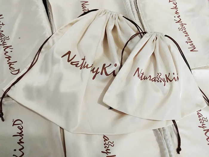 Атласный мешок со шнурком для упаковка ювелирных изделий/макияж/подарок/Свадебные/вечерние/мешочек для хранения бисера с логотипом