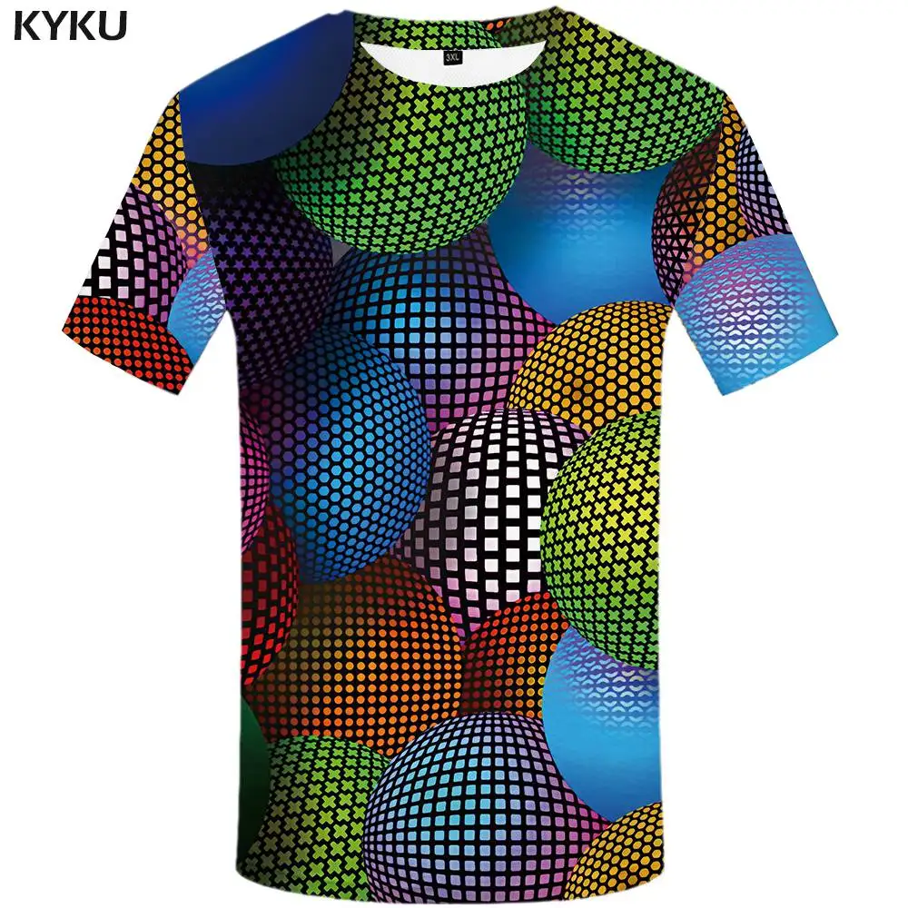 KYKU Tiger Футболка мужская 3d футболка Забавные футболки черная футболка в стиле панк-рок одежда Аниме король готика мужская одежда s - Цвет: 3d t shirt 13