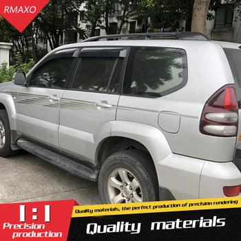 

For PRADO Plastic Window Visor Vent Shades Sun Rain Deflector Guard For Toyota LAND CRUISER Auto Accessories 4PCS/SET 2003-2009