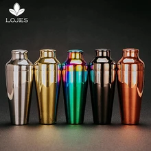 Роскошный Бостонский шейкер для коктейлей из нержавеющей стали 500 мл, шейкер для коктейлей