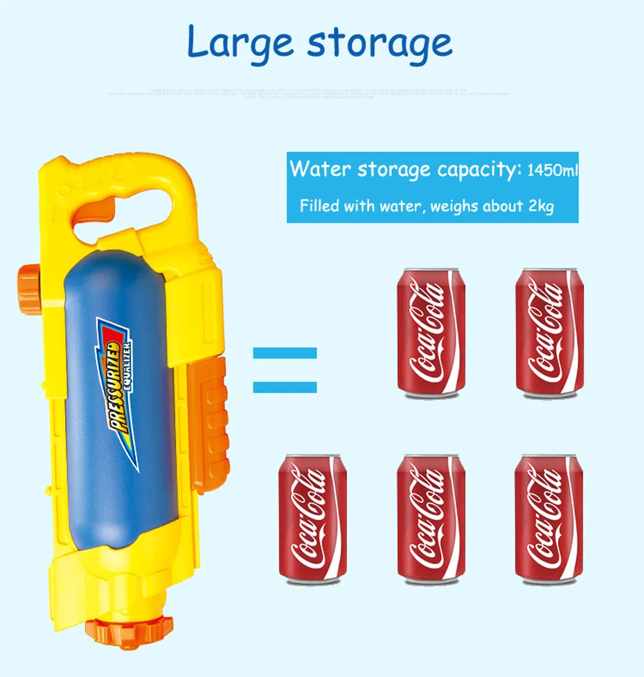 Летние Новые горячие детские игрушки для взрослых, воздушные струи, большие Водяные Пистолеты, высокое давление, большой объем для воды пистолет