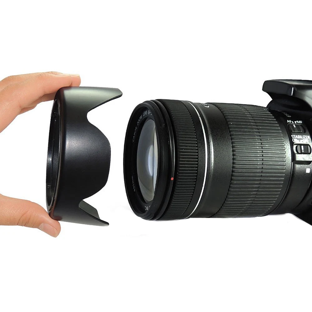 Бленда объектива Asdomo для камеры Canon 650D 550D 600D 18 135 P0.3|Аксессуары фотостудии| |