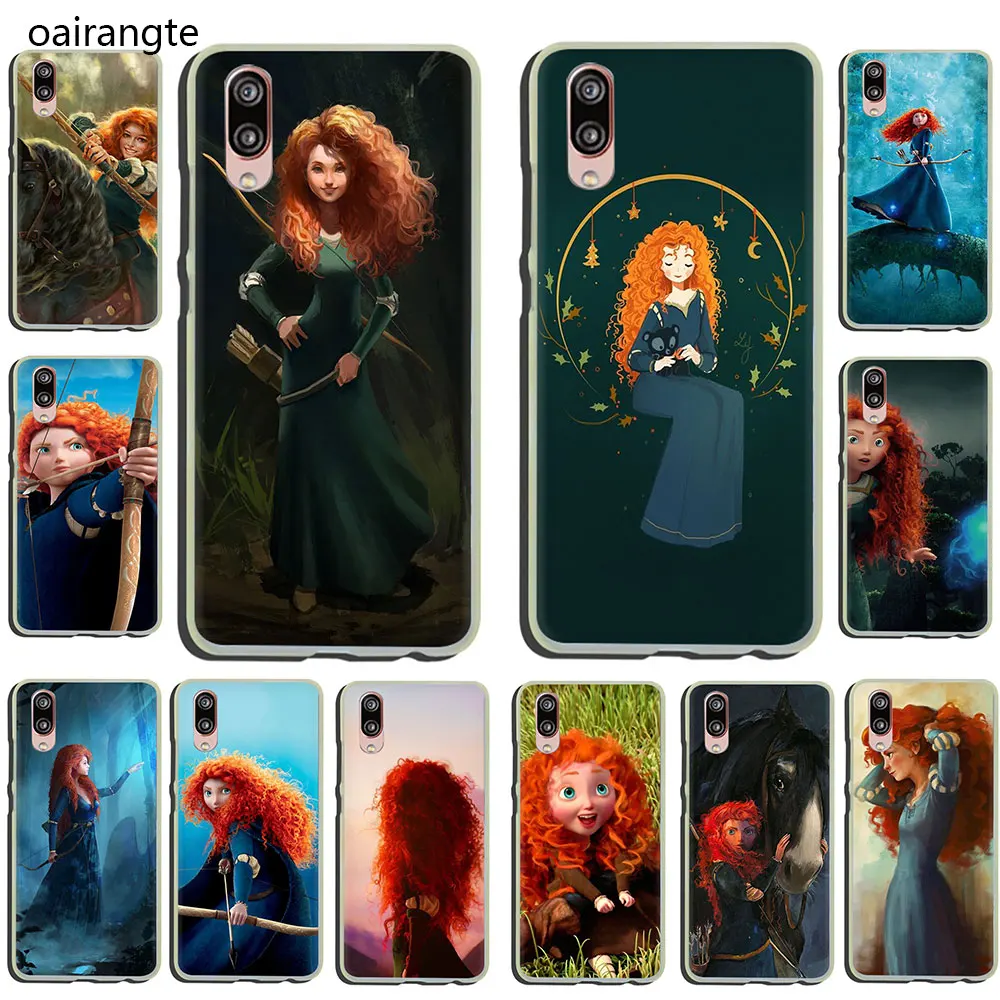 Мультяшный жесткий чехол для телефона Brave Merida Huawei P30 P20 P8 P9 P10 Plus Lite Mini 2015 2016 2017 Pro smart