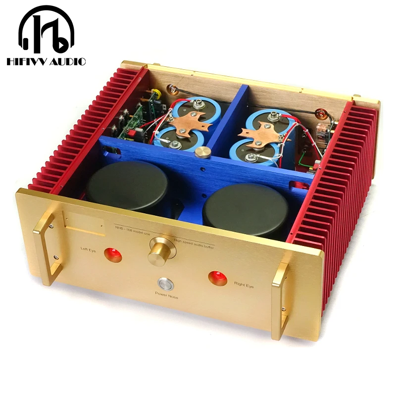 

hi end No Negative Feedback Study/Copy Dartzeel NHB108 Power Amplifier 200W*2 4ohm OFC Super pure Cooper Transformer Best Sound