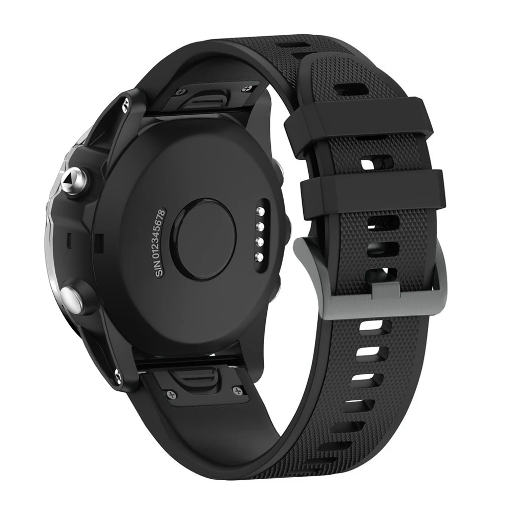 26 22 20 мм ремешок для часов Garmin Fenix 5X5 5S 3 3HR D2 S60 gps часы Quick Release силиконовый Easyfit ремешок на запястье