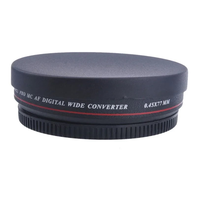 77mm 0.45x Wide Angle Filter Lens Ultra Slim High definition digital