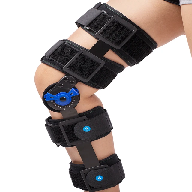 Hinged Knee Patella Brace Support Stabilizer Pad Belt Band Strap