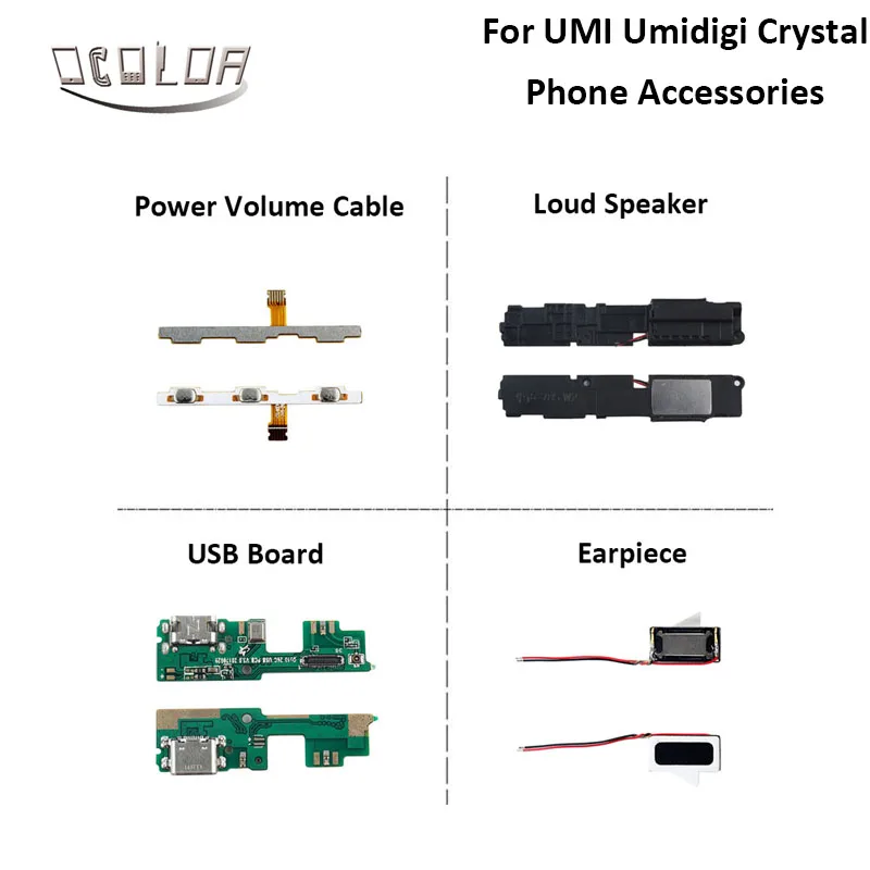 Цветной для UMI Umidigi Кристалл мощность объемный кабель USB плата громкий динамик