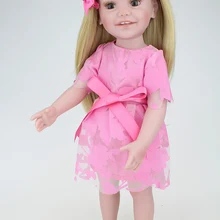 Adora 18 дюймов Play Doll полный тип винила куклы с светлыми волосами розовое платье одежда детские игрушки для детей