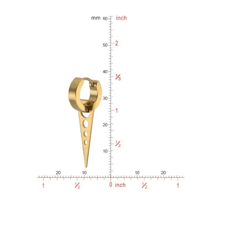 В стиле панк серьги для Для мужчин Для женщин Титан Сталь Треугольники серьги-гвоздики состояние Для мужчин t ювелирные изделия Хооп Серьги Для Пирсинга Ушей