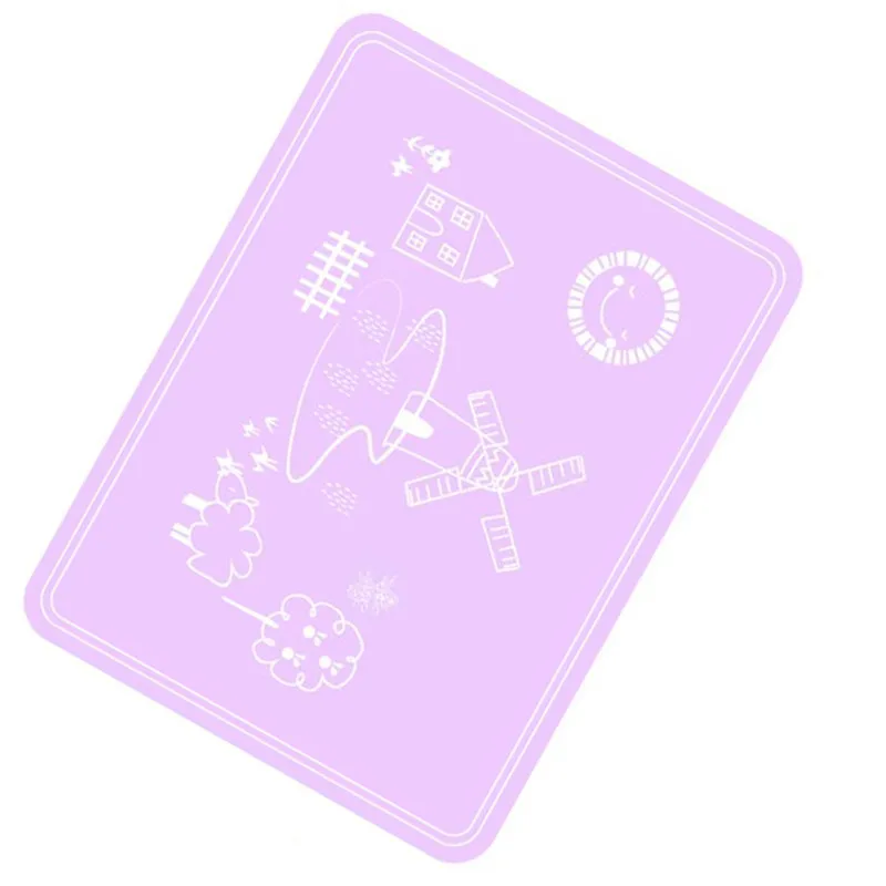 Home Tableware Mat Children's Non-slip Silicone Placemat 40*30cm Waterproof Heat-Resistant Tablemat Dishes Coaster Mats