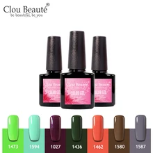 Гель лак для ногтей Clou Beaute полуперманентный светодиодный 10 мл 179