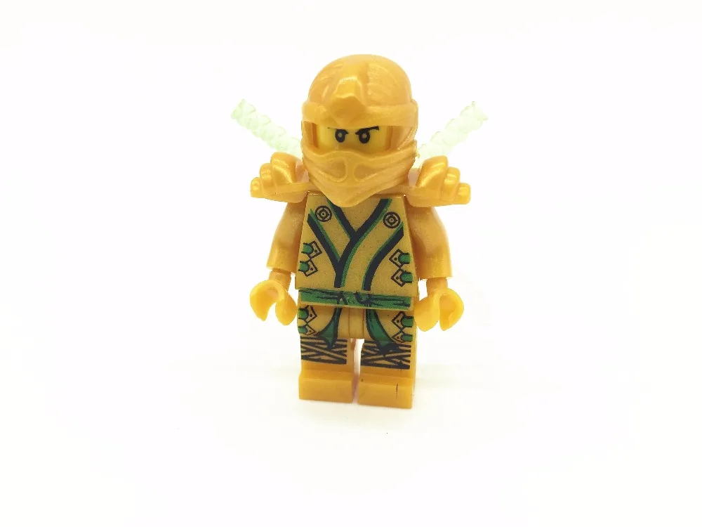 

10PCS gold ninja Building Blocks Bricks Action DIY Best gift for Baby Toys
