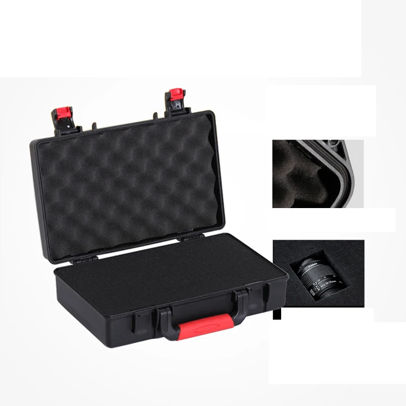 

Outdoor Shockproof Waterproof Boxes Protective Safety Case Plastic Tool Box Equipment Camera Case Instrument Box with Foam