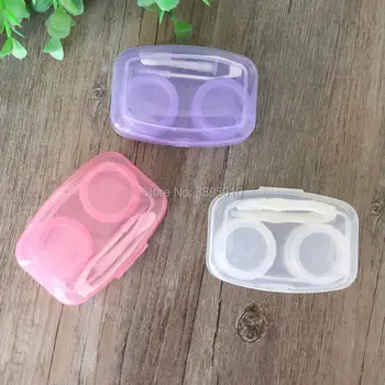 

Glasses Cosmetic Contact Lenses Box Contact Lens Case for Eyes travel Kit Holder Container F1128
