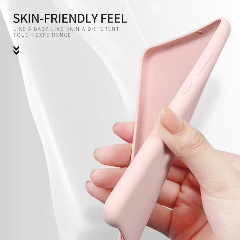 Xiaomi Mi 9 Case Liquid Silicone Soft Protection Back Cover Xiaomi Mi 9 Transparent Case Redmi Note 7 Pro 7S Shockproof Case