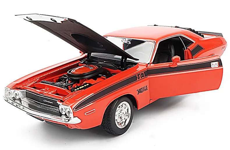 Высокое качество 1:24 Dodge Challenger сплав модель автомобиля, расширенная коллекция и подарок мускул Модель автомобиля украшения