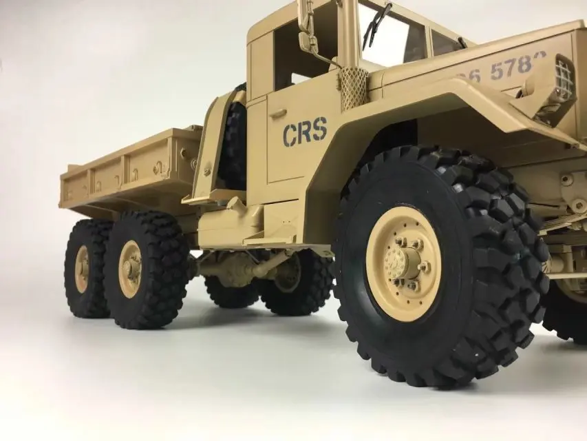 1/10 Масштаб RC 6X6 военный грузовик трактор Металлическое шасси Rock Cralwer 6WD VEN SCX10 осевой крест комплект