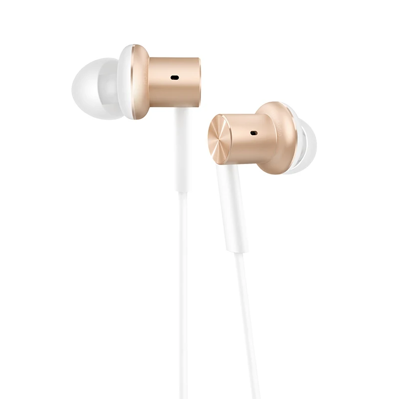 Оригинальные наушники вкладыши Xiaomi Mi Gold Iron In Ear phones Pro|Наушники и гарнитуры| |
