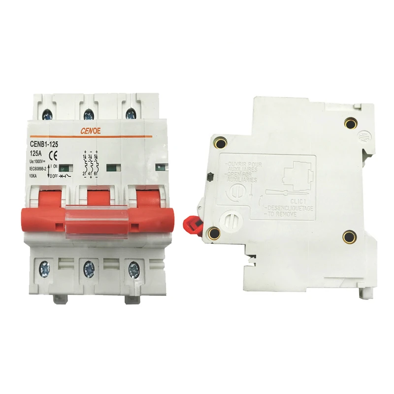 DC 1000V 3P dc circuit breaker mini solar breaker mcb 63A 80A 100A 125A with 1000A breaking capability for big solar capacity DC 1000V 3P dc circuit breaker mini solar breaker mcb 63A 80A 100A 125A with 1000A breaking capability for big solar capacity