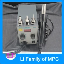 Быстрый 957DW светодиодный дисплей Регулируемый тепловой пистолет горячего воздуха с винтовым ветром 580 Вт SMD паяльная станция