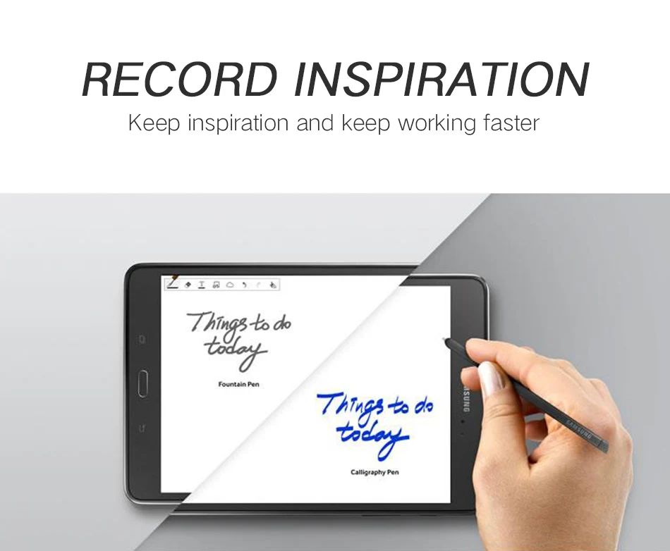 3Samsung Galaxy Tab A 10.1 (2016) P585 P580 S pen 100% Original Touch S-Pen Replaceme Stylus Black White Intelligent