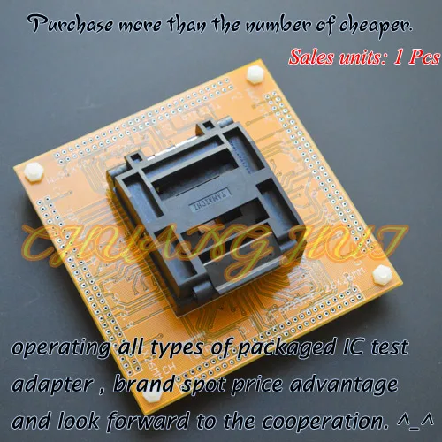TQFP216 QFP216 test socket IC51-2164-1887 socket Pitch=0.4mm TQFP216 QFP216 test socket IC51-2164-1887 socket Pitch=0.4mm