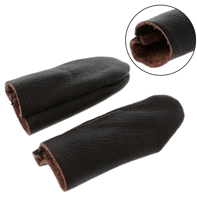 2pcs Needle Felting Leather Needle Felting Finger Protectors