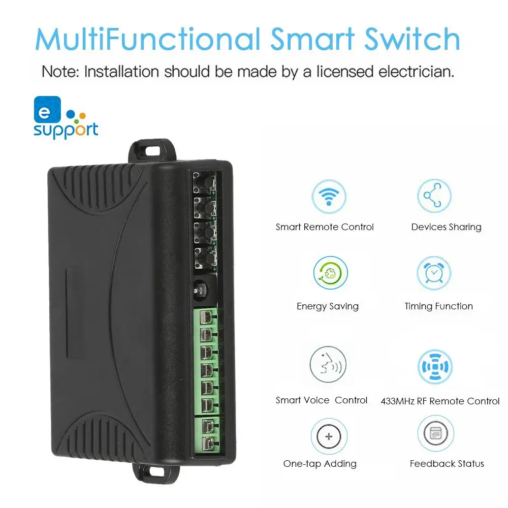 AC DC Wifi переключатель умный дом автоматизация приложение дистанционное