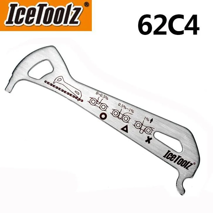 Icetoolz 62C4 нержавеющая сталь Go/No-go цепь Checker MTB велосипед дорожный велосипед инструменты для ремонта цепи индикатор износа Checker