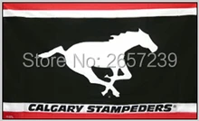 Calgary Stampeders Flag 3x5FT CFL banner 100D 150X90CM Polyester brass grommets custom66,free shipping