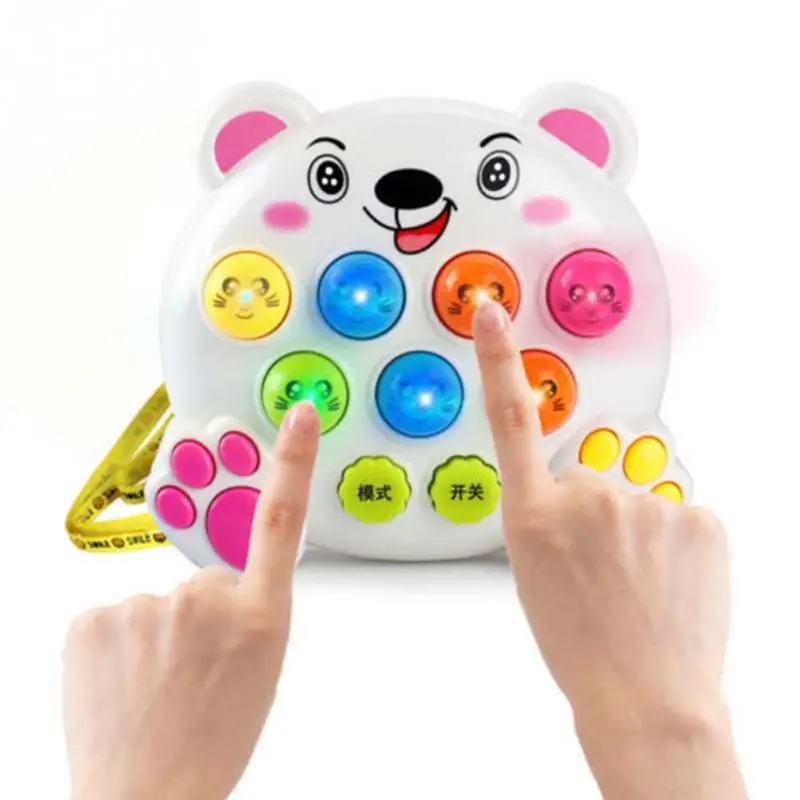 

Baby Kids Plastic Music Toys Play Knock Hit Hamster Insect Game Playing Fruit Worm Educational instrumentos musicais