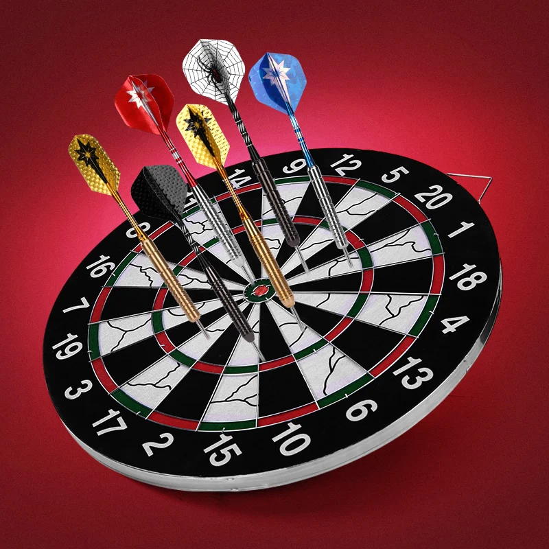 

Dart target 15 inch adult professional dart board soft board to send 6 metal