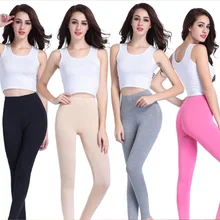 Новинка г., женские хлопковые подштанники с высокой талией, женские леггинсы