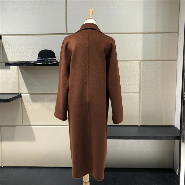 Зимнее женское Шерстяное Пальто, Женское пальто средней длины, шерстяное пальто, Новое поступление, S-XL размеров