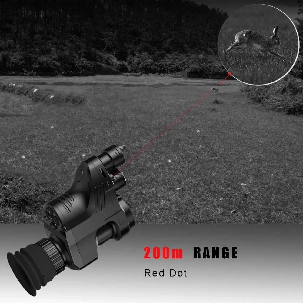 PARD Hunting Tactical Night Vision Red dot Riflescope Day And Night Infrared Monocular Telescopes Video Recorder NV007 Camcorder (13)