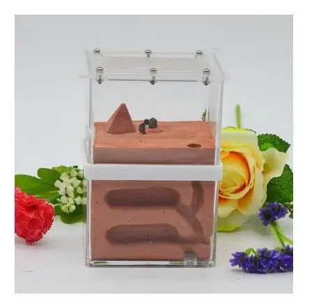 Plaster Ant Nest Acrylic Ant Farm Ants Queen House Insect Cage Anthills Pet Ant Castle Granja De Hormigas Hormiguero - Color: 7