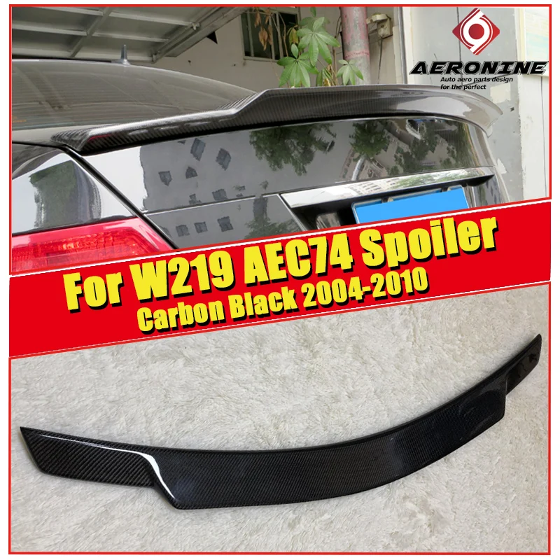 BRS Type Rear Roof Spoiler Wing Unpainted For MERCEDES-BENZ CLS W219 07~10 Sedan