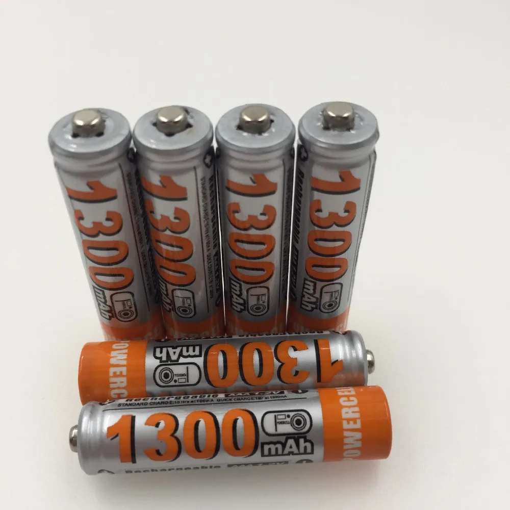 Новинка 1300mAh AAA 1,2 V NI MH предварительно заряженные аккумуляторы NI-MH перезаряжаемые AAA батареи для камеры микрофонные игрушки