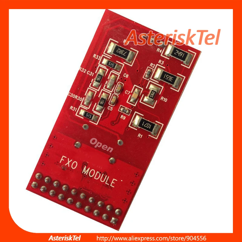

5 units X100M FXO Module for Digium TDM400p / TDM410P / AEX410 ,FXO-100 FXO module FXO daughter card