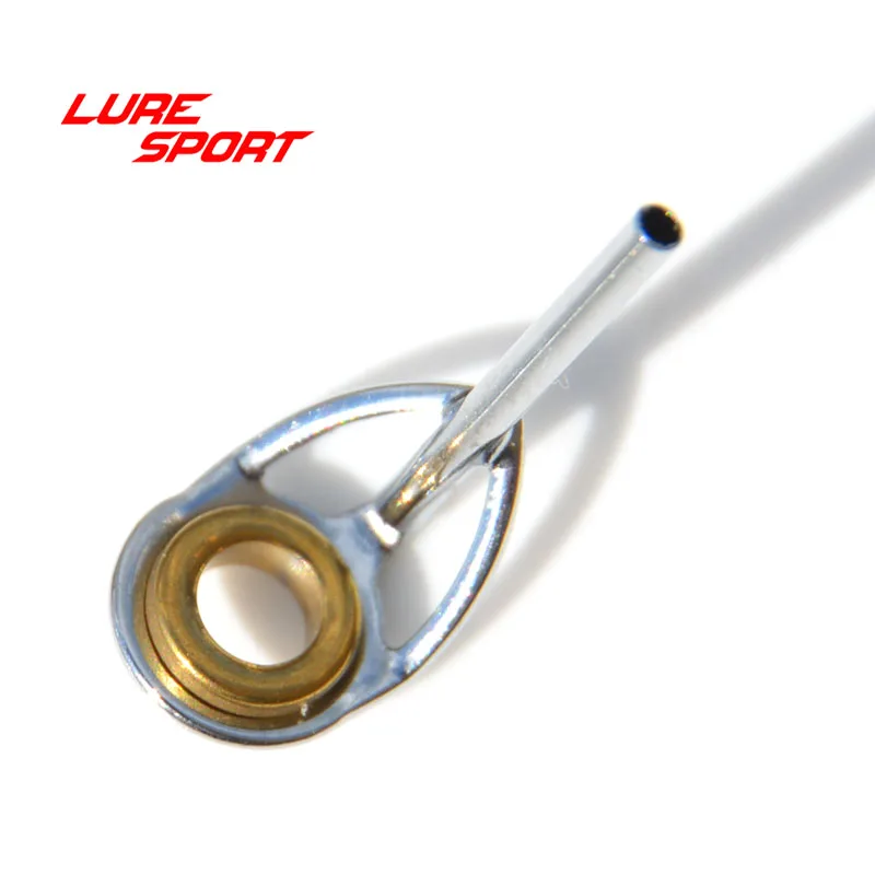 LureSport 10 шт. верхняя направляющая рамка из микросеребра черное/Золотое кольцо