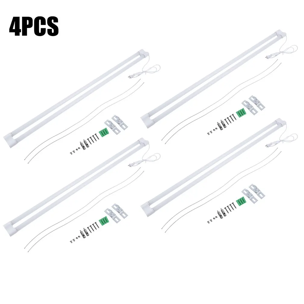 

1.2M 36W LED Fluorescent Light Double Tube Garage Lamp 5000K Shopping Mall Light Super Bright Supermarket Lamp US Plug