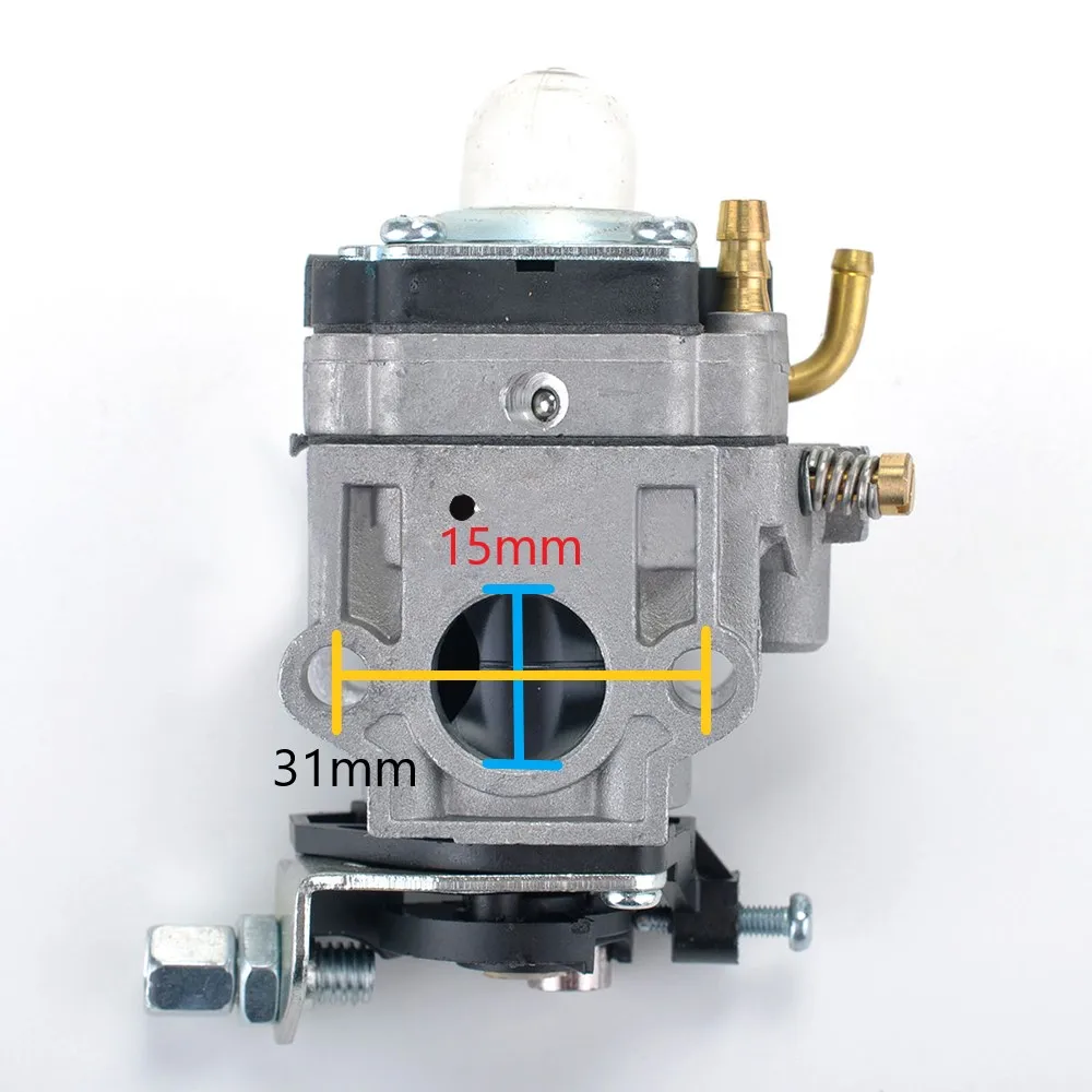 Carburetor Carb for 40cc 43cc 49cc Engine 2 Stroke Mini-Choppers ATVs motor gasolina Trimmers Brush Cutters carburador Carburetor Carb for 40cc 43cc 49cc Engine 2 Stroke Mini-Choppers ATVs motor gasolina Trimmers Brush Cutters carburador