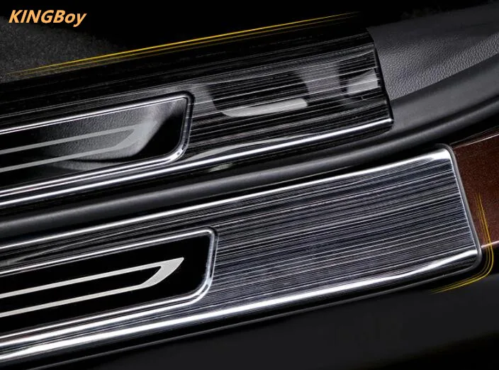 Автомобильные аксессуары для Renault Koleos дверной порог Накладка из нержавеющей стали дверные пороги педаль; автостайлинг наклейка