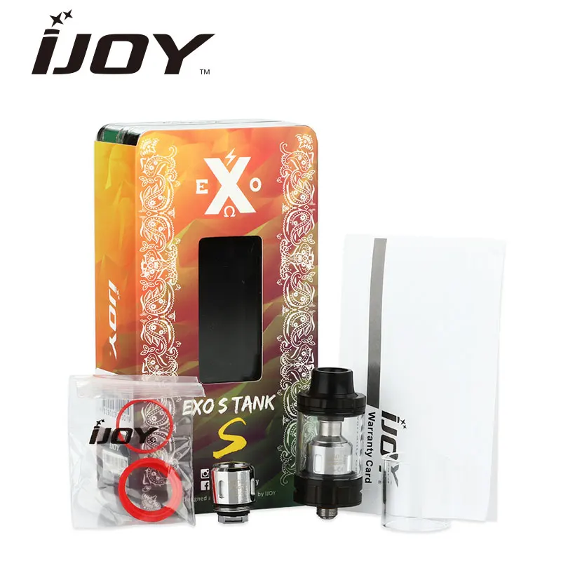 

Original IJOY EXO S Tank 3.2ml Subohm Atomizer mouth-to-lung Vaping Direct Lung Vaping Low Resistance for Huge Smoking Vapor