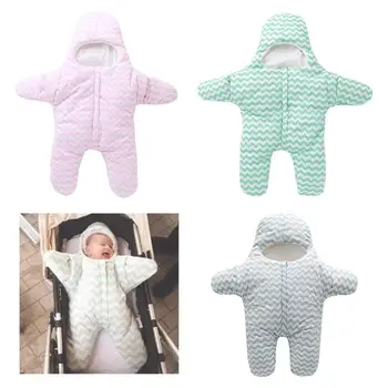 

Baby cartoon towel star starfish stripe anti-kick is three-dimensional sleeping bag cute baby sleeping bag Saco de dormir