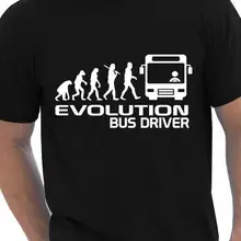 Развитие автобуса водителя Мужская футболка Подарок Смешная майка больше размера и Colors-A113