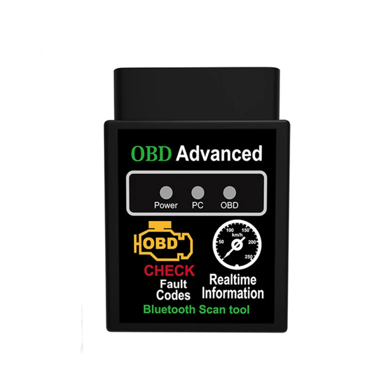 HHOBD ELM327 Авто OBD2 Bluetooth V1.5/V2.1 интерфейс для Android Крутящий момент Elm 327 Bluetooth OBD2/OBD II автомобильный диагностический сканер